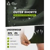 Nepest Mens Bike Pants 4D Padded 2 in 1 Mountain