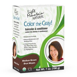 Pack of 1 x Light Mountain Color Medium Brown - 7 fl oz