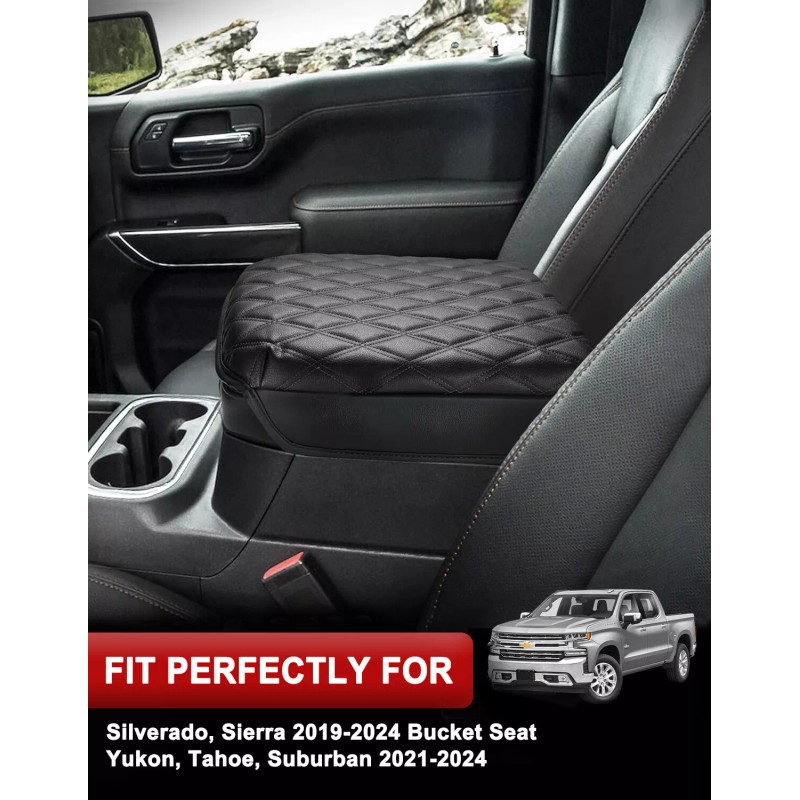 KBH Fit 2020-2025 Silverado Sierra 1500 Bucket Seat Console Lid