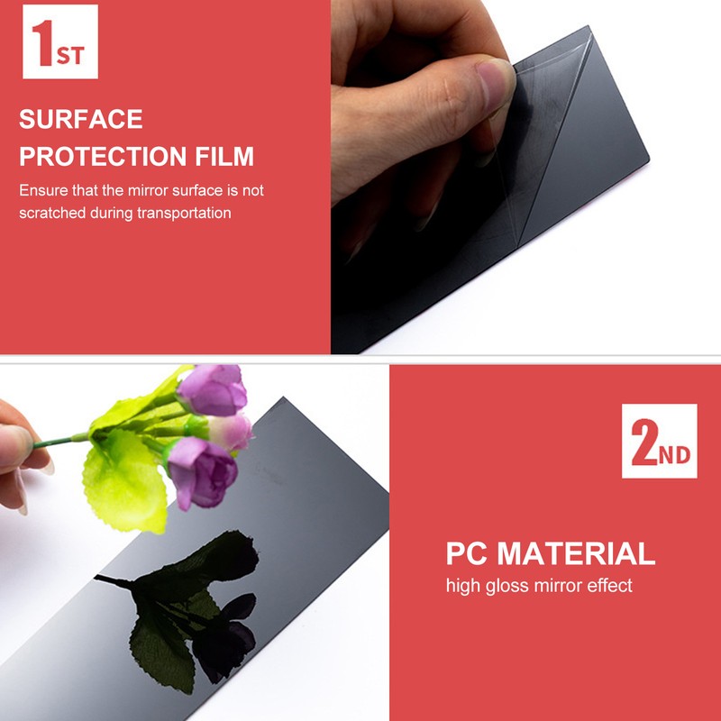 Side Pillar Post Trim 4D Style Glossy Black Replacement for