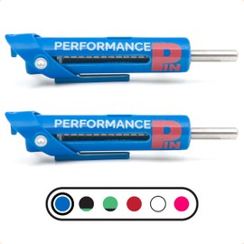 PERFORMANCE PIN The Original Drop Set Pins for Gym | One More Rep with Weight Stack Pins | Instant Transition to Lower Weights for More Reps | Proudly Made in America | 5/16" Pin | Blue