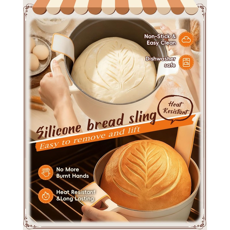 RYMTOX Complete Sourdough Starter Kit with Manual | Easy to