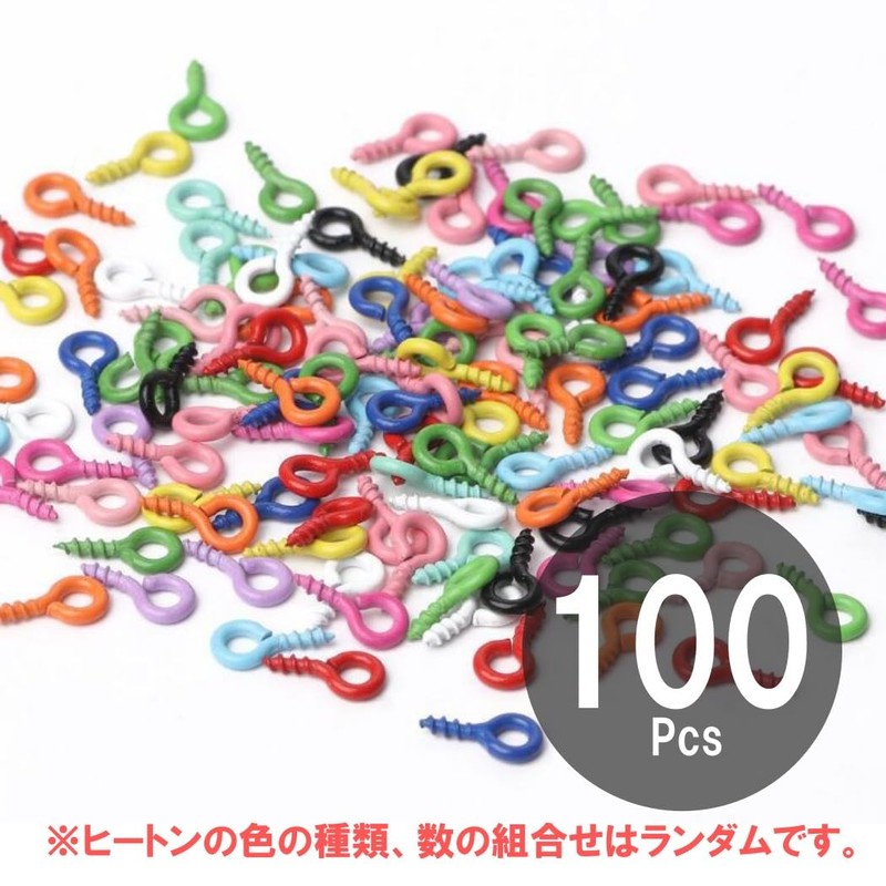 HappyHome 100 PCS Heaton Hardware Screw Heaton Accessories Findings Handmade