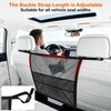 Dog Car Barrier Net Divider with 2 Large Storage Pockets