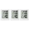 Room Climate Station, Set of 3, Temperature and Humidity Display,