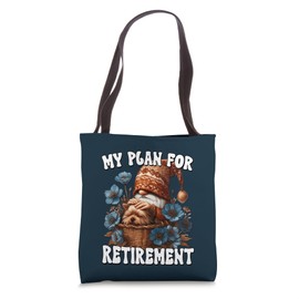 Funny Retirement Plan For Yorkie Owner And Retired Dog Dad Tote Bag