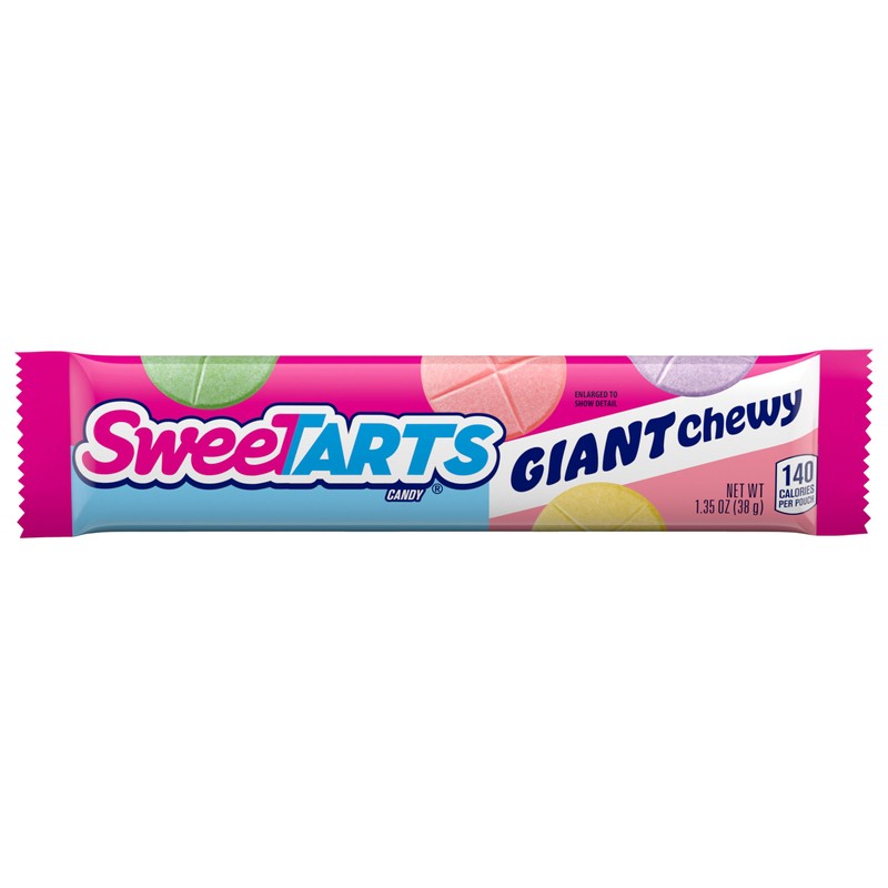 SweeTARTS Giant Chewy Candy, Sweet and Tart, 1.35 oz, 36