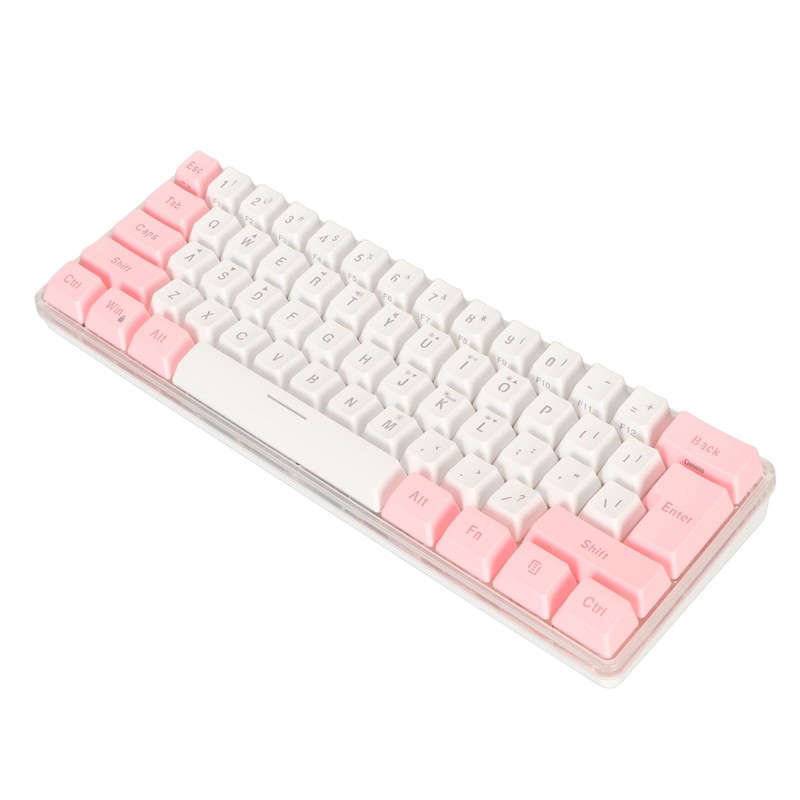 60% Wired Gaming Keyboard RGB Mini Keyboard Imitated Mechanical Technique