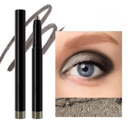 ElsaJolin silver gray Shadow stick Liner Pencil, Long Lasting Waterproof Eyeliner Pencil, Smudge Proof, Matte Finish and shimmering (# 06)