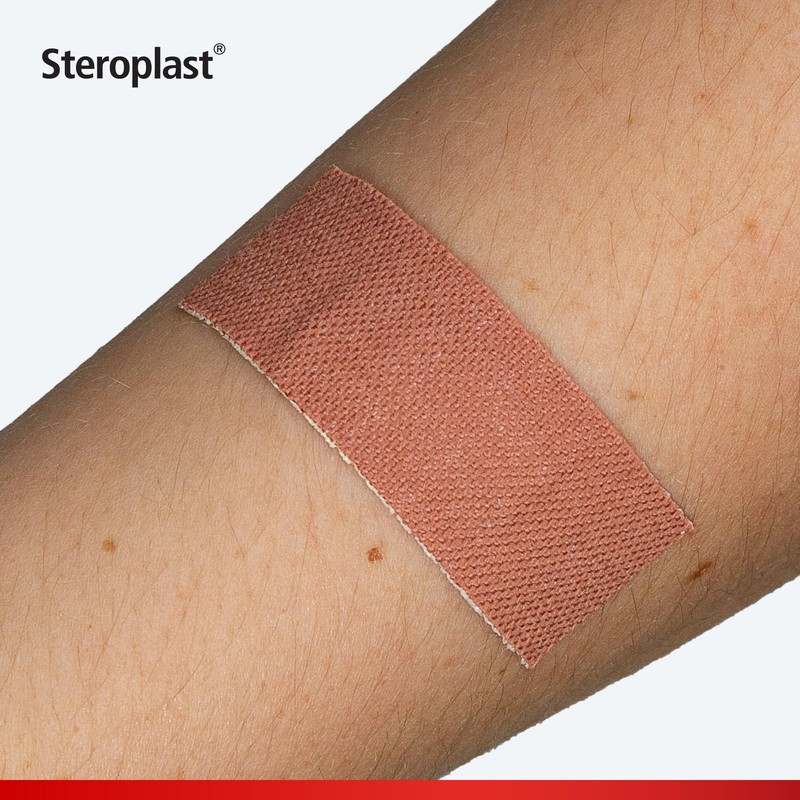 Steroplast Fabric Plasters | 16 Assorted Plasters | Heavy-Weight &