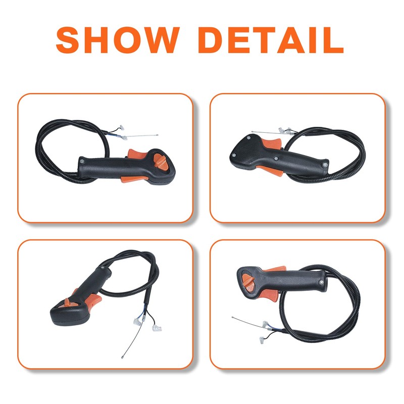 Mtanlo Throttle Trigger Cable Handle Switch Holder For Stihl Fs75