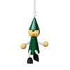 P.S. I Love Italy Bouncing Wooden Pinocchio Ornament with Spring