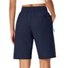 Ksmien - Pantalones cortos cargo para mujer, de secado rápido,