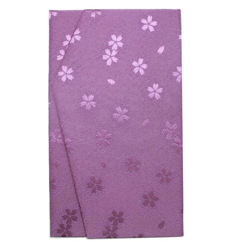 マルアイ ふくさ 袱紗 慶弔両用 ポーチ付き 桜柄 紫 1枚 フク-41PU