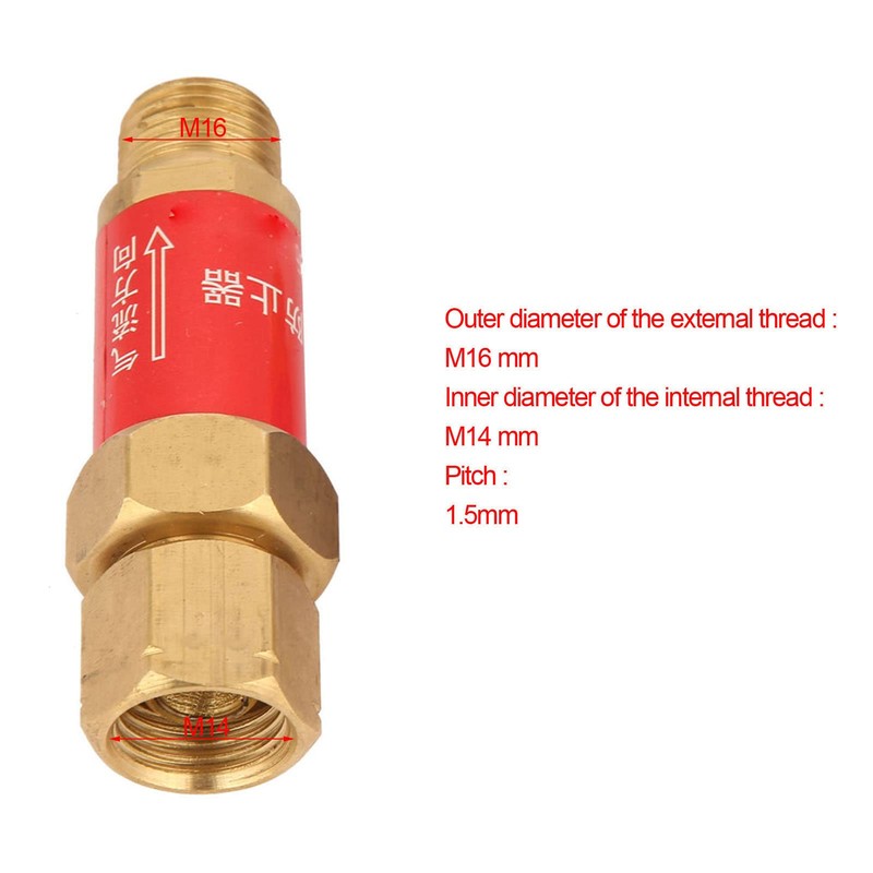 Check Valve Acetylene, Oxygen Acetylene Check Valve Check Protection Flame