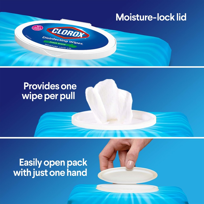 Clorox Disinfecting Wipes, Bleach Free Cleaning Wipes, Household Essentials, Dorm