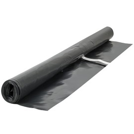 ROBERTS 70-115 Moisture Barricade Underlayment Film, for Vinyl, Laminate SPC, Engineered Wood Floors, 6 mil. Thick, Polyethylene, 120 Sq. Foot Roll, Black