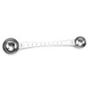 Measuring Spoon,CISHNOU Stainless Steel Double Headed Measuring Spoon Coffee Spoon