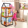 Basumee Stuffed Animals Storage Zoo Kids Plushies Storage Stuffed Animals
