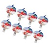 8Pcs Apple Shape PunchFree Hook WallMounted Sticking Hook Kitchen Bathroom