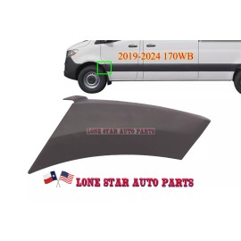 Aftermarket Products FIT MERCEDES SPRINTER W907 2019-2024 DRIVER LEFT SIDE FENDER FLARE TRIM MOLDING