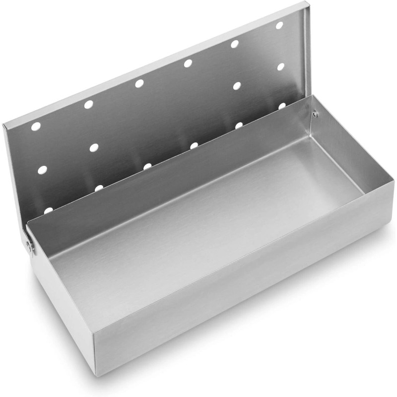 the Pure Grill BBQ Smoker Box - Heavy Duty Stainless