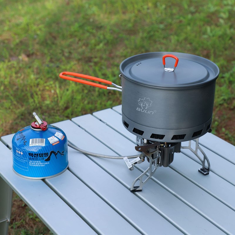 Bulin Camping Cooking Pot Heat Exchanger Outdoor Camp Pot 1.5/2.1