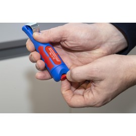 WEICON Cable Stripper No. 4-16 | Multi Stripping Knife | adjustable cutting depth | for all common round cables | Working range 4-16 mm Ø