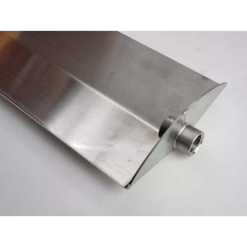 Design-All Stainless Steel Culvert shovel, For Cleaning Culvert Pipe 8"
