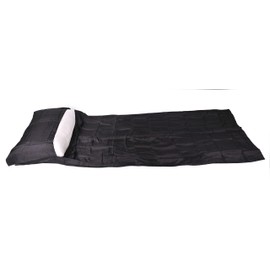 Marycrafts 100% Pure Mulberry Silk Single Sleeping Bag Liner Travel Sheet 83"x33" (Peacock Blue)