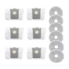 12 Pack Mop Pads and Dust Bag for Ecovacs Debot