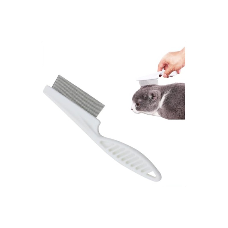 heae13 Pet Brush, Fine Metal Teeth, 7.1 inches (18 cm)