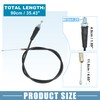 X AUTOHAUX Dirt Bike Throttle Cable 35.43" Gas Throttle Cable