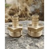 3/4"PEX to 3/4" Garden Hose Male Adapter for PEX-B/C Tubing