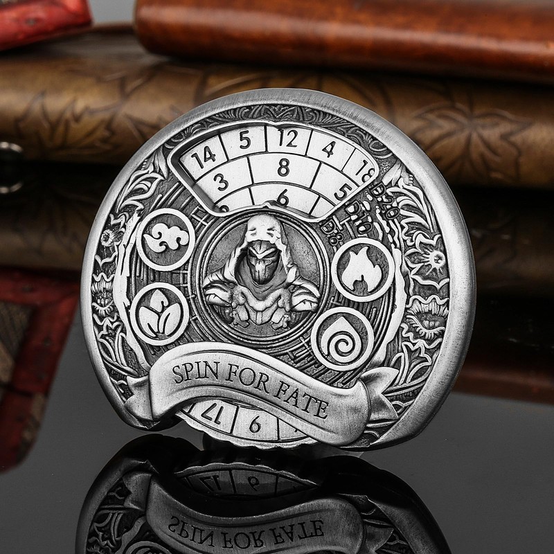 Rogue Fingertips Gyro, DND Wheel Cube Spinner, 7-in-1 Metal D&D