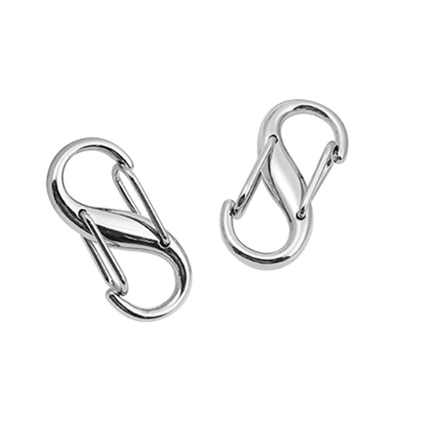 jiesinlov 2 Pcs Bag Chain Shoulder Strap Shortening Buckles,Shorten Strap