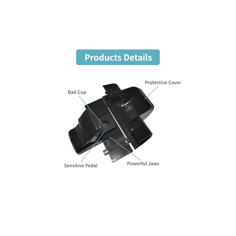 Dual-Entry Rat Traps – 2 Pack Covered Mouse Traps Prevent