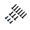 Gintai 12PCS(6long 3 Medium 3short) Black Laptop Bottom Case Screws