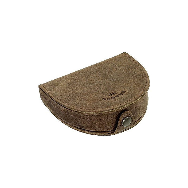 Leather Men's Schütter Coin Purse, Polished & Oiled Cowhide Leather,