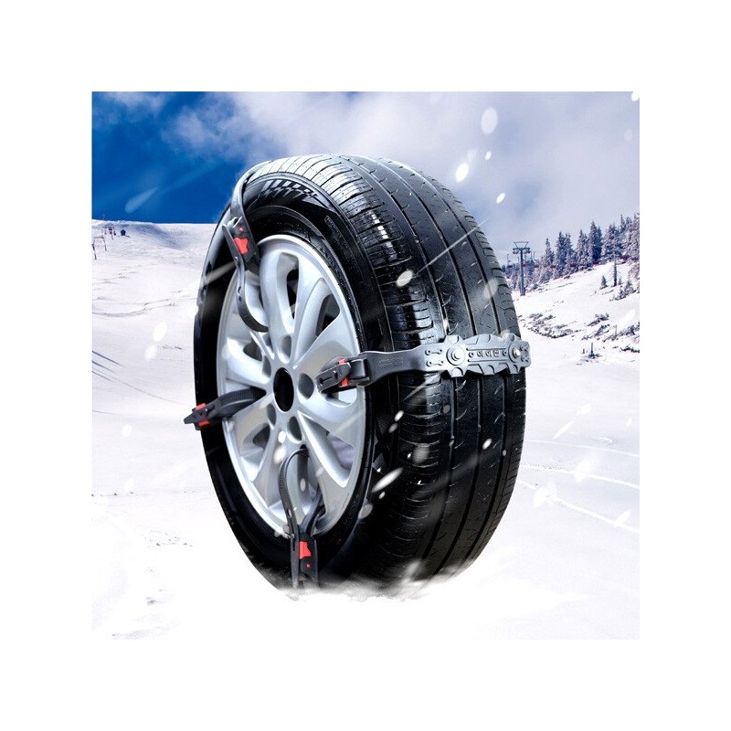 튼튼한 국산 벨트형 스노우 체인 1P Durable Domestic Belt-Type Snow