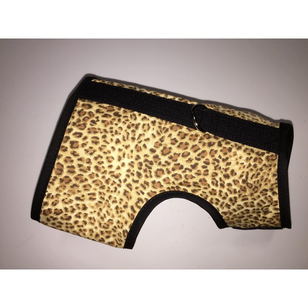 Kitty Holster Cat Harness, Medium Large, Leopard Print
