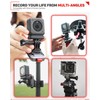 IFOOTAGE Action Camera Adapter Quick Release, Aluminum Tripod Mount Adapter,