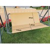 Replacement Swing Seat Cover, Garden Chair Cover for Outdoors, 113