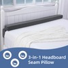 BALAPET Flodable Pillow for Headboard Gap,Bed Gap Filler King Size,Adjustable
