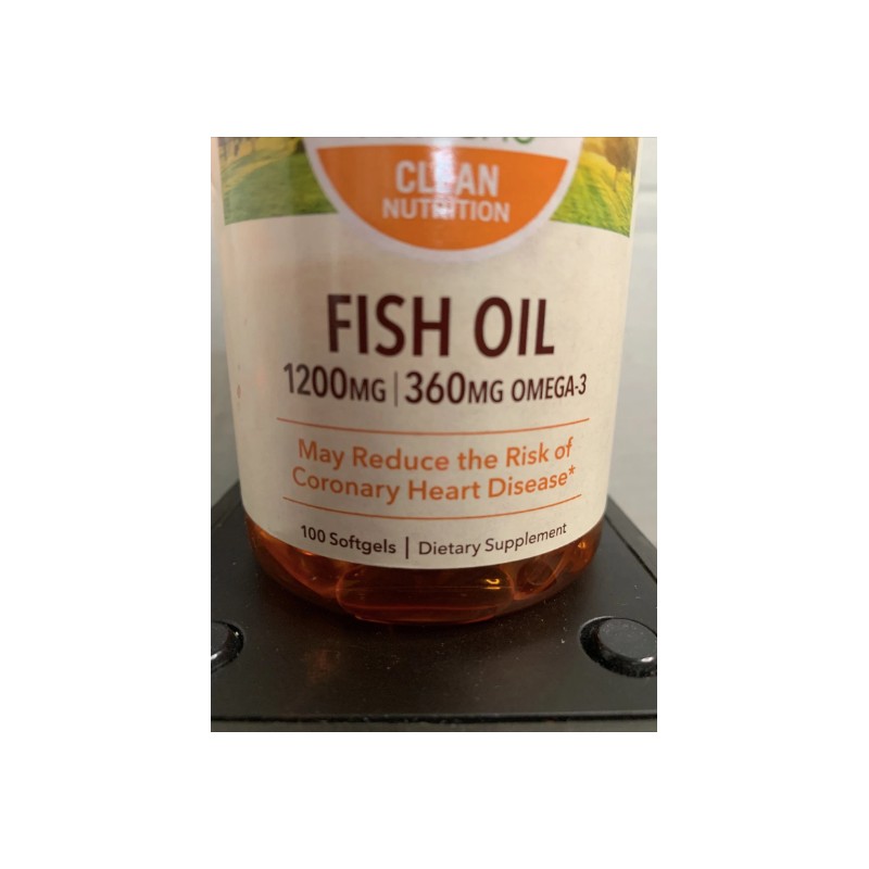 Sundown Naturals Fish Oil 1200 mg, 100 Softgels