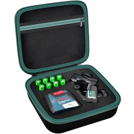 Case Compatible with BOSCH GLL30 30ft/ GLL40-20G 40ft Cross-Line Laser Level Self-Leveling & 360 Degree Flexible Mounting Device. Storage Carrying Holder for Batteries and Other Accessory (Box Only)