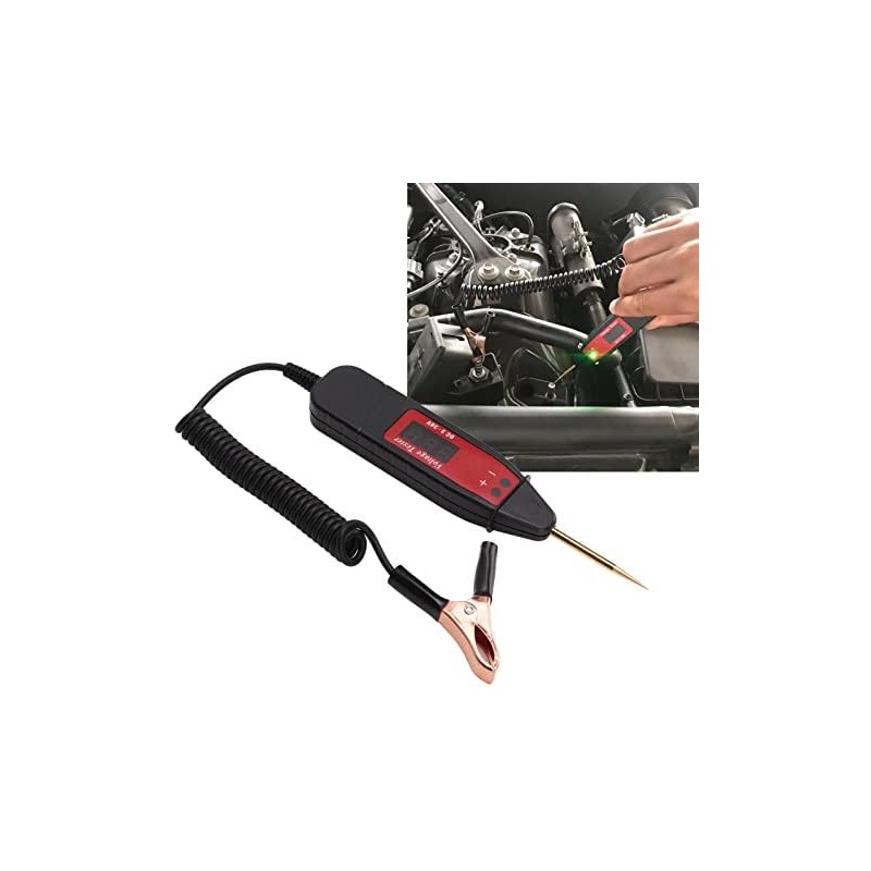 Acouto Probador de Circuito Led Digital Automotriz Dc 3-36v