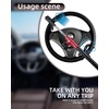 Dodomes Steering Wheel Lock Anti-Theft Heavy Duty Secure Car Device,