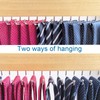 CENZICOM Tie Rack Wall Mounted, 360°Rotating Tie Hanger Belt Organizer