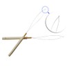 Hair Extension Kit: I-Tip Hair Pliers + Loop Threader +